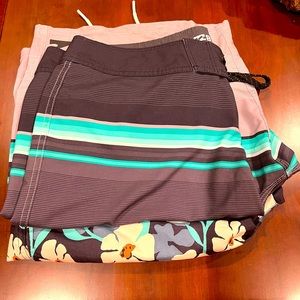 Two Pair Men’s Swim Trunks